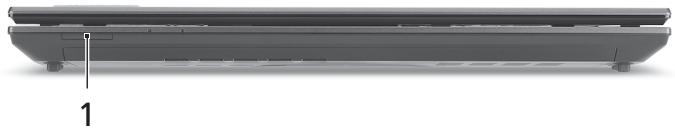 ACER TRAVELMATE 4740 - Uždaryto kompiuterio vaizdas iš priekio - 1