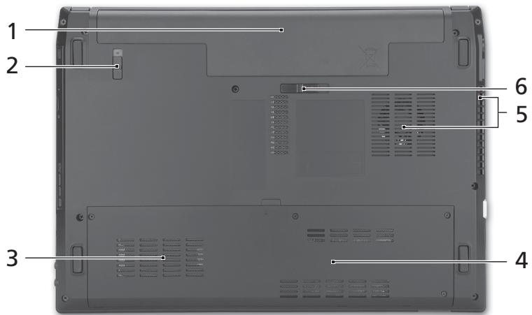 ACER TRAVELMATE 4740ZG - Bunnvisning - 1