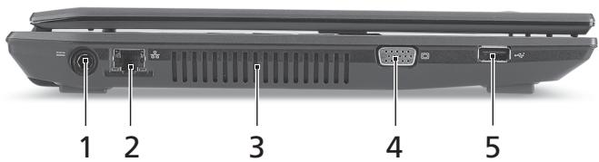 ACER TRAVELMATE 4740ZG - Set fra venstre - 1