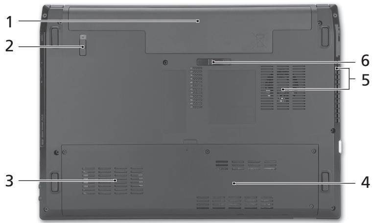 ACER TRAVELMATE 4740ZG - Aπoψη βασεως - 1