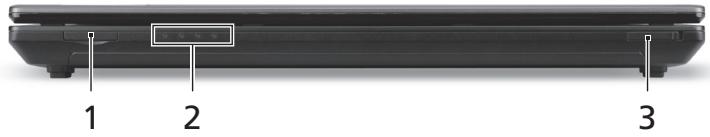 ACER TRAVELMATE 4750 - 正面（閉じた場合） - 1