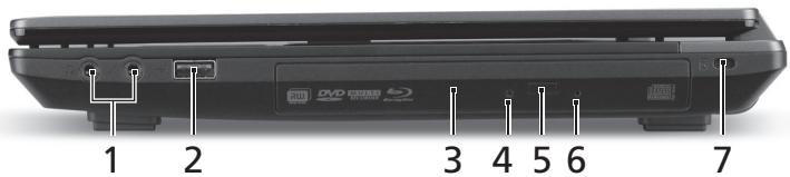 ACER TRAVELMATE 4750Z - 右面 - 1