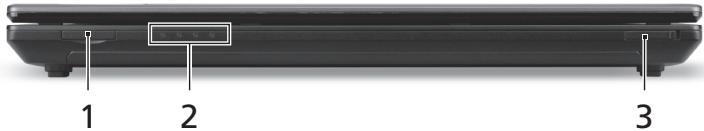ACER TRAVELMATE 4750Z - Widok z przyodu (pokrywa zamknięta) - 1