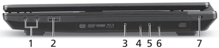 ACER TRAVELMATE 4750Z - Vista derecha - 1