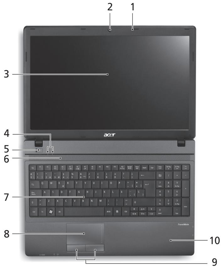 ACER TRAVELMATE 5335 - Vy over ovensidan - 1