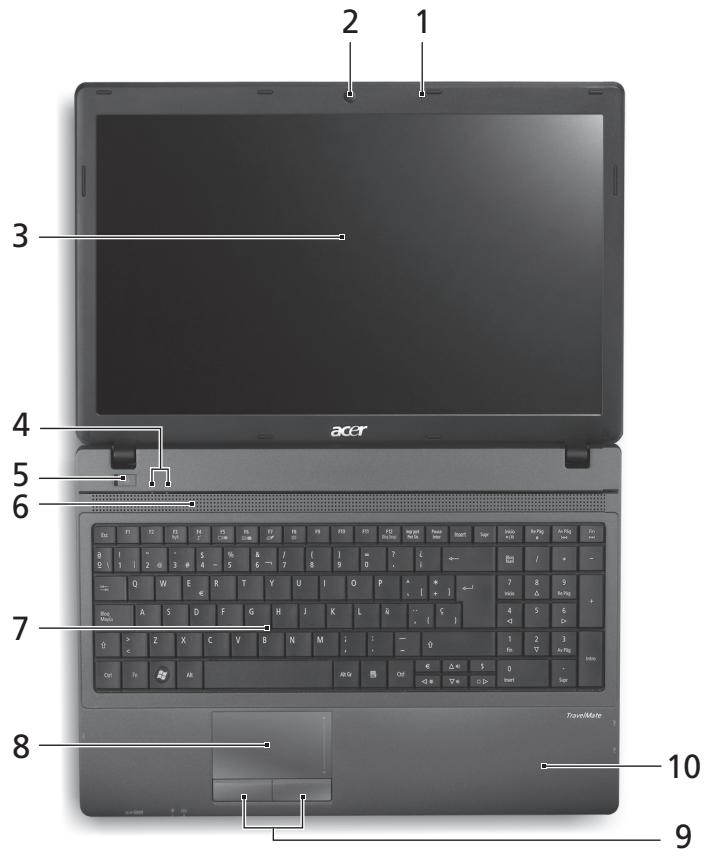 ACER TRAVELMATE 5335 - Vista dall'alto - 1