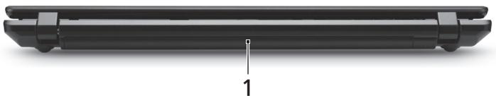 ACER TRAVELMATE 5335 - Vaizdas iš užpakalio - 1