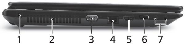 ACER TRAVELMATE 5335 - Pohled zleva - 1