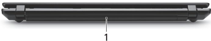 ACER TRAVELMATE 5735 - Vista trasera - 1