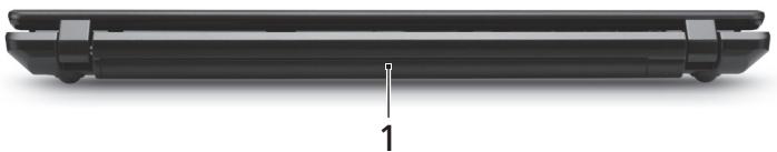 ACER TRAVELMATE 5735 - Pohled zezadu - 1