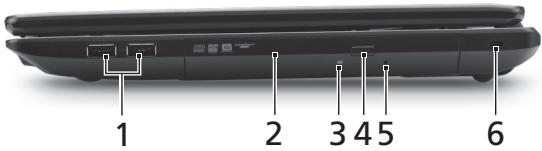 ACER TRAVELMATE 5735 - 右视图 - 1