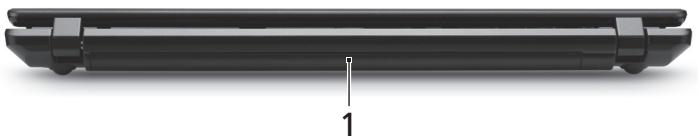 ACER TRAVELMATE 5735Z - Widok z tyfu - 1