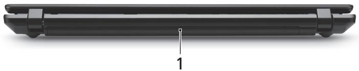ACER TRAVELMATE 5735Z - 背面 - 1