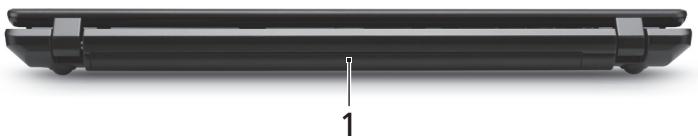 ACER TRAVELMATE 5735Z - 後視圖 - 1