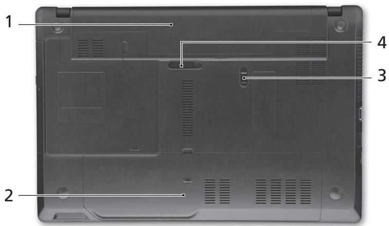 ACER TRAVELMATE 5740ZG - 右视图 - 2