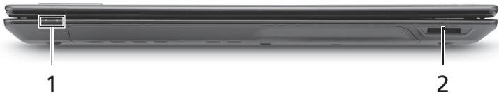 ACER TRAVELMATE 5740ZG - Suletud eestvaade - 1