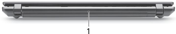 ACER TRAVELMATE 5740ZG - Vue arrrière - 1