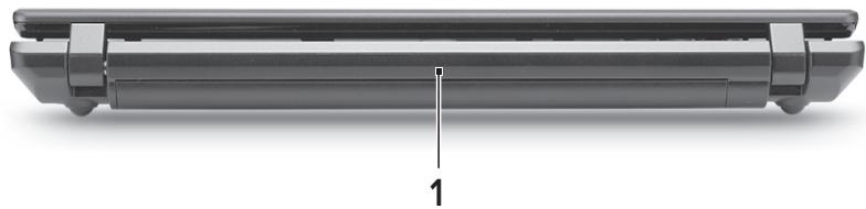 ACER TRAVELMATE 5740ZG - Rear view - 1