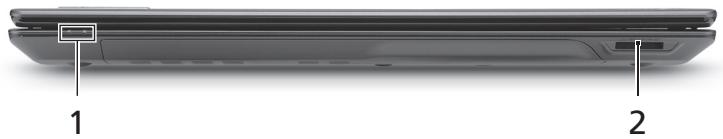 ACER TRAVELMATE 5740ZG - Etunakymä suljettuna - 1