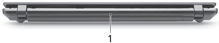 ACER TRAVELMATE 5740ZG - Widok z tyfu - 1