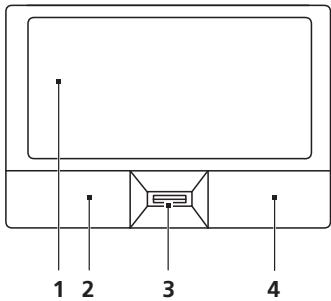 ACER TRAVELMATE 5742 - Podstawowe informacja o obśludze touchpada (z czytnikiem linii papilarnych) - 1