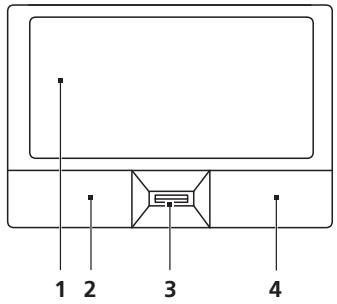ACER TRAVELMATE 5742G - Berøringsplate – grunnleggende (med fingeravtrykksleser) - 1