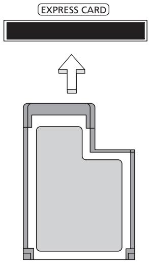 ACER TRAVELMATE 5742G - Vlození karty ExpressCard - 1