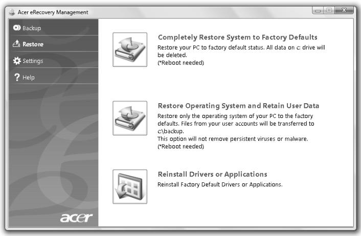 ACER TRAVELMATE 5742ZG - Restore (Възстановяване) - 1