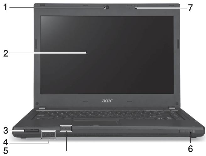 ACER TRAVELMATE P643-M - Kaane pealtvaade - 1