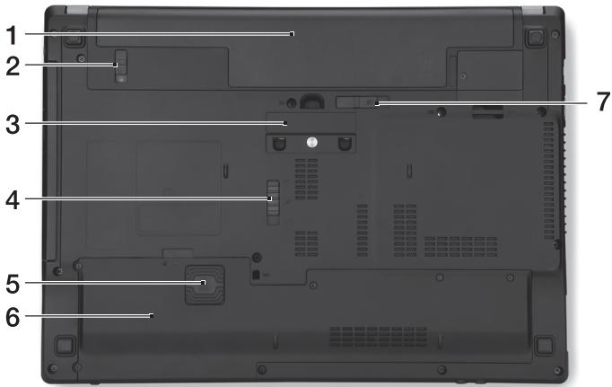 ACER TRAVELMATE P643-M - Unterseite - 1