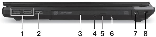 ACER TRAVELMATE P643-M - 左視圖 - 2