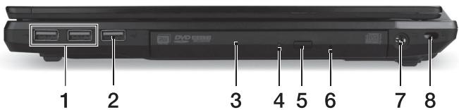 ACER TRAVELMATE P643-M - Jobb oldali nézet - 1