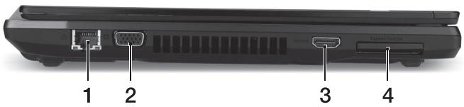 ACER TRAVELMATE P643-M - Vaade vasakult - 1