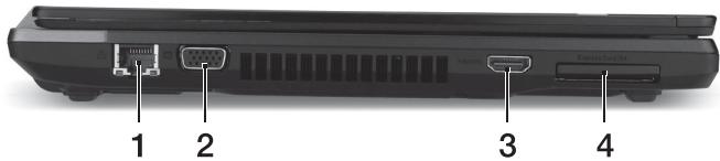 ACER TRAVELMATE P643-M - Skats no kreisās puses - 1