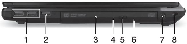 ACER TRAVELMATE P643-M - Fra højre - 1