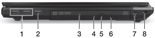 ACER TRAVELMATE P643-M - Rechterkant - 1