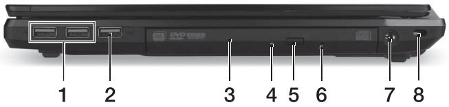 ACER TRAVELMATE P643-M - Vista derecha - 1