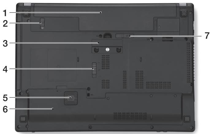 ACER TRAVELMATE P643-M - Base view - 1