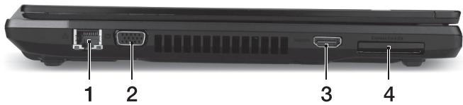 ACER TRAVELMATE P643-M - Widok z lewej strony - 1