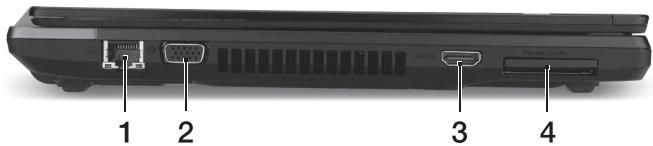 ACER TRAVELMATE P643-M - Venstre visning - 1