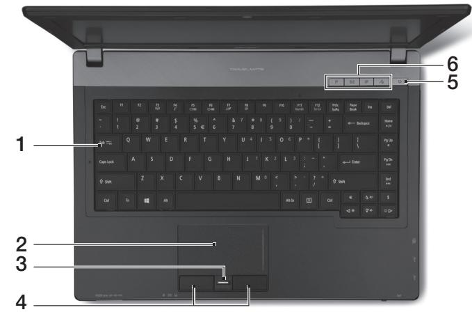 ACER TRAVELMATE P643-MG - 上盖视图 - 5
