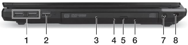 ACER TRAVELMATE P643-MG - Bal oldali nézet - 4