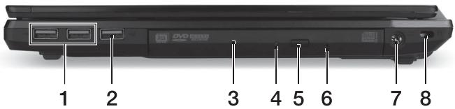ACER TRAVELMATE P643-MG - Fra højre - 1