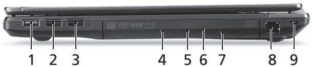 ACER TRAVELMATE P653-M - Vaade paremalt - 1