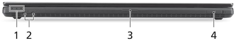 ACER TRAVELMATE P653-M - Geschlossene Vorderseite - 1