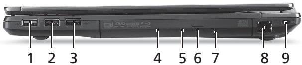ACER TRAVELMATE P653-MG - Rechterkant - 1