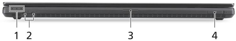 ACER TRAVELMATE P653-MG - Kapali on görünüm - 1