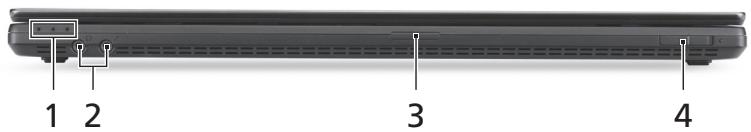 ACER TRAVELMATE P653-MG - Etunäkymä suljettuna - 1
