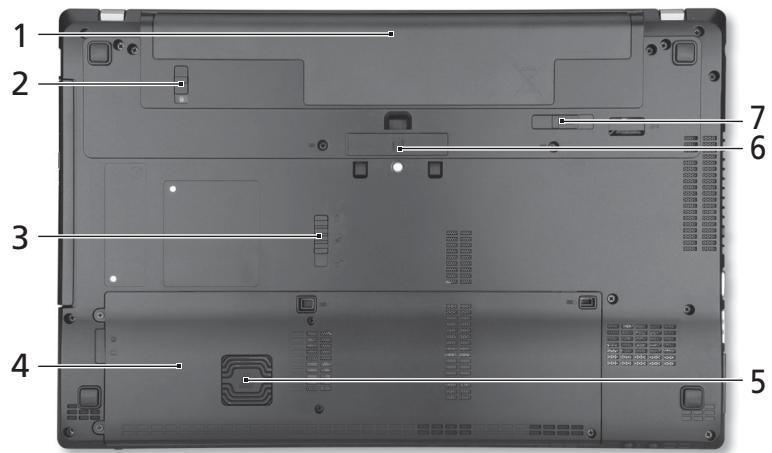 ACER TRAVELMATE P653-V - Alulnézet - 1