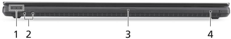 ACER TRAVELMATE P653-V - Snabbtangenter - 1